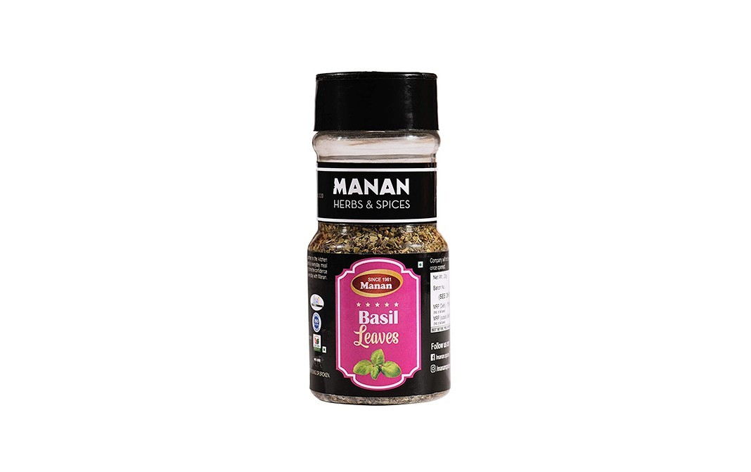 Manan Basil Leaves    Plastic Bottle  20 grams